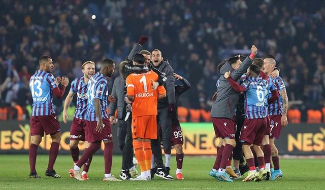 Trabzonspor emin adımlarla şampiyonluğa gidiyor