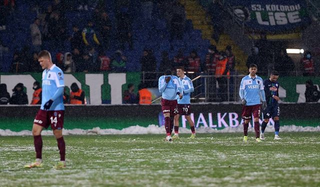 Lider Trabzonspor bu sezon bir ilki yaşadı