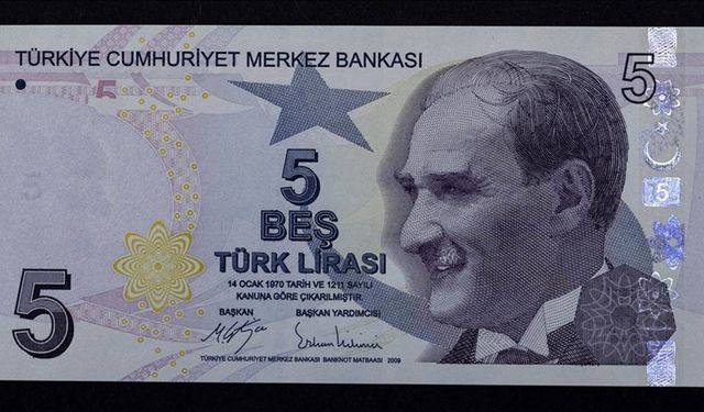 Merkez Bankası duyurdu: Son tertip 5 TL'lik banknotlar...