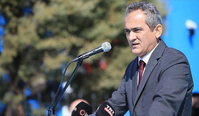 Milli Eğitim Bakanı Mahmut Özer’den önemli açıklama