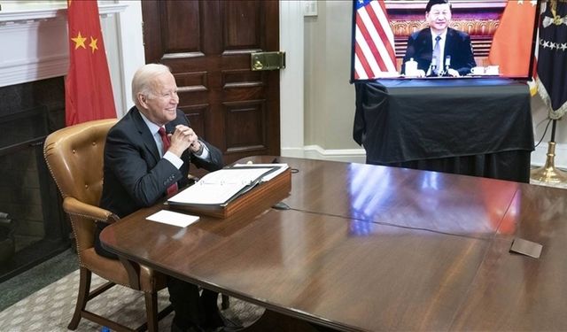 Şi Cinping ile Joe Biden çevrim içi görüşme gerçekleştirdi