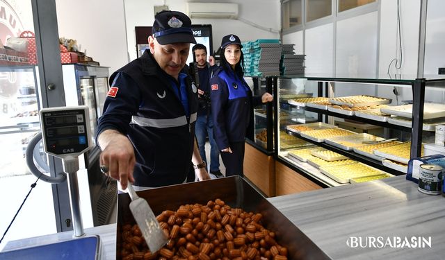 Osmangazi Belediyesinden Tatlıcılara Bayram Denetimi