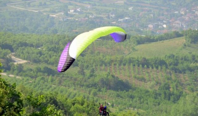 Bursa İnegöl'de Türkiye Yamaç Paraşütü Hedef Şampiyonası yapılacak