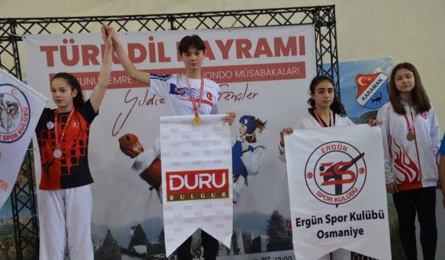 Duru Bulgur, Yıldızlar Gençler Taekwondo Şampiyonası’nda üçüncü oldu