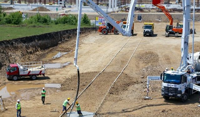 Düzce'de 65 ton kapasiteli üretim tesisine ilk temel