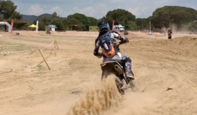 İzmir Bergama'da Türkiye Enduro'nun ilk ayağı tamamlandı