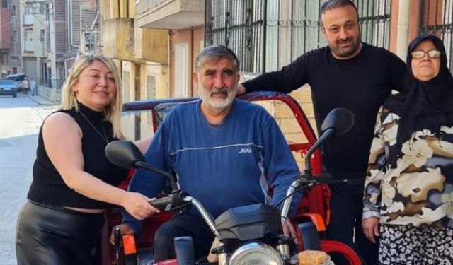 İzmir Buca'da motosikleti çalınmıştı, İZTUMED yardıma yetişti