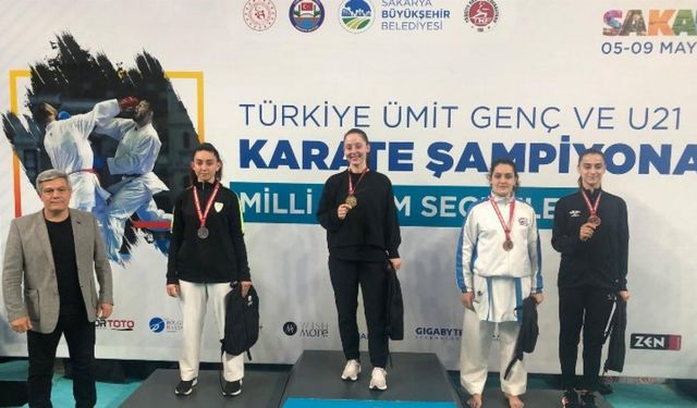 Manisalı karatecilerden 2 gümüş 1 bronz madalya