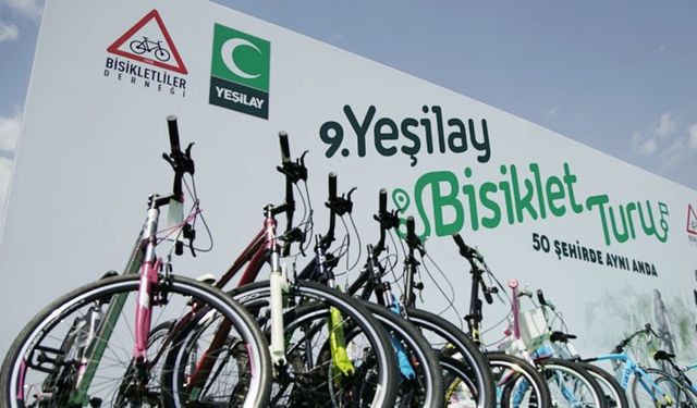 Yeşilay farkındalığa pedal çevirecek