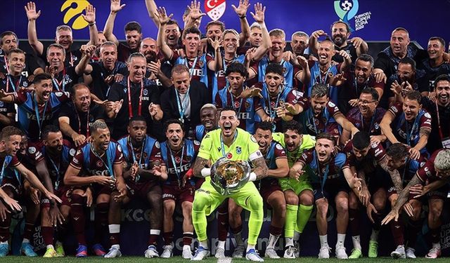 Süper Kupa'nın sahibi Trabzonspor oldu
