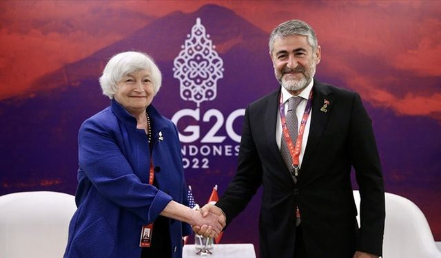 Bakan Nebati, ABD Hazine Bakanı Yellen ile görüştü