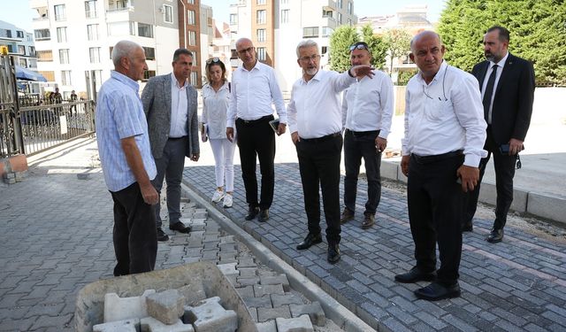 Nilüfer Belediye Başkanı ERDEM Asfalt Çalışmlarını Yerinde İnceledi