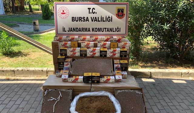 Osmangazi'de Kaçak Tütün ve Sigara Operasyonu