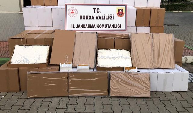 Bursa'da kaçak tütün operasyonu