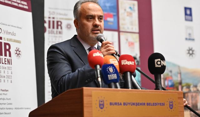 Bursa’da Türkçenin uluslararası şiir şöleni