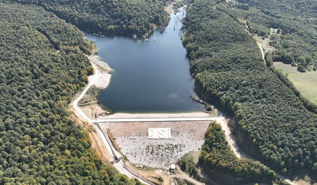 Bursa, İnegöl Gedikpınar Göleti'nde çalışmalar devam ediyor