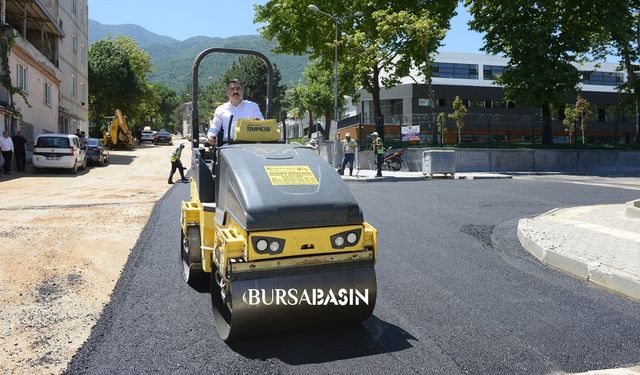 Yıldırım Sokakları 10 Ayda 32 Bin Ton Asfaltla Buluştu