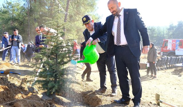 Milli Ağaçlandırma Günü’nde fidanlar toprakla buluşturuldu