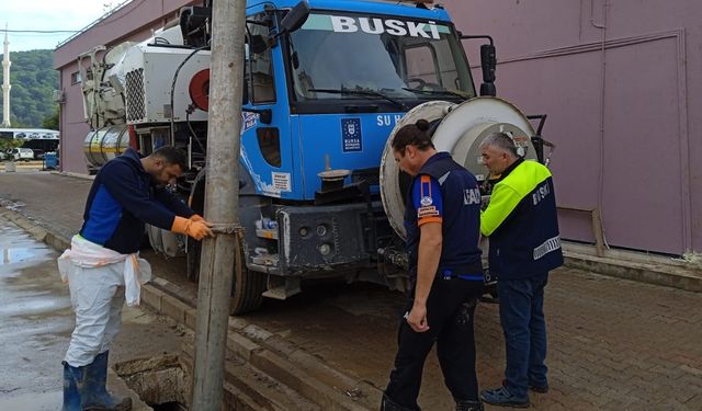 BUSKİ Ekiplerinden Antalya'ya Yardım Kolu