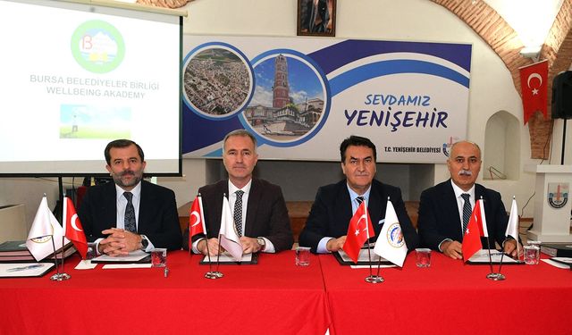 Bursa Belediyeler Birliği Yenişehir’de Toplantı Düzenledi