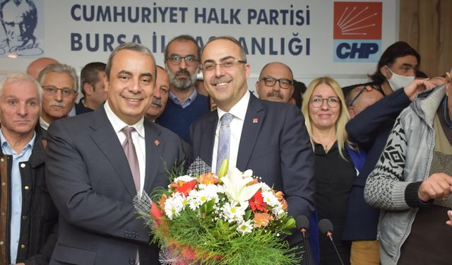 CHP Bursa'da Törenle Devir Teslimi