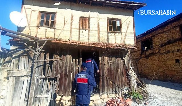 Bursa'da jandarmadan dilencilere "huzur güven" uygulaması