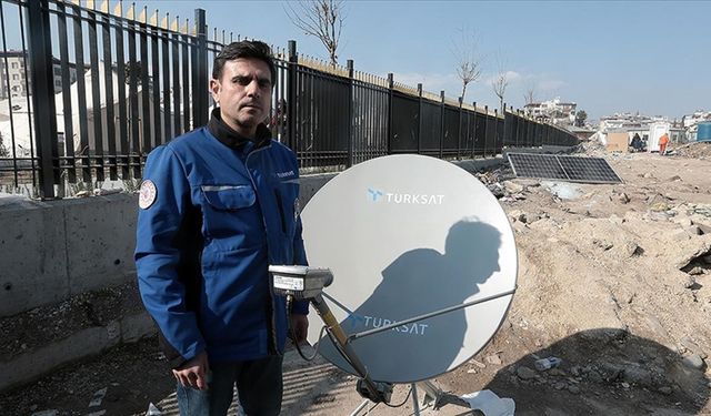 Türksat deprem bölgesine 800 uydu terminali sevk etti