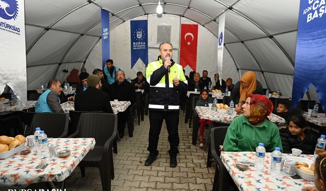 Ramazanın bereketi Afet bölgesinde