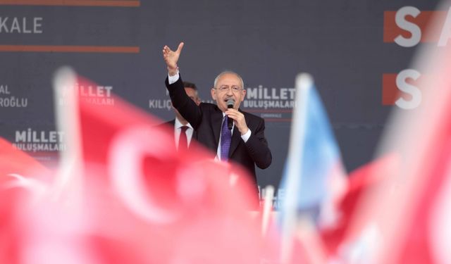 Cumhurbaşkanı adayı Kılıçdaroğlu, Çanakkale'de "Millet Buluşması"nda konuştu: