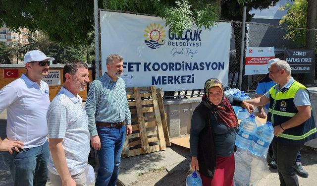 Gölcük, Hatay'a desteğini sürdürüyor