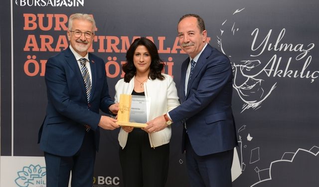 Bursa'da Yılmaz Akkılıç Ödülleri sahiplerini buldu