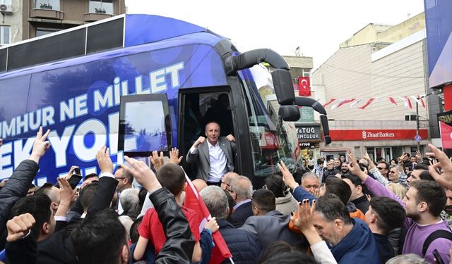 Cumhurbaşkanı adayı Muharrem İnce İstanbul'da konuştu