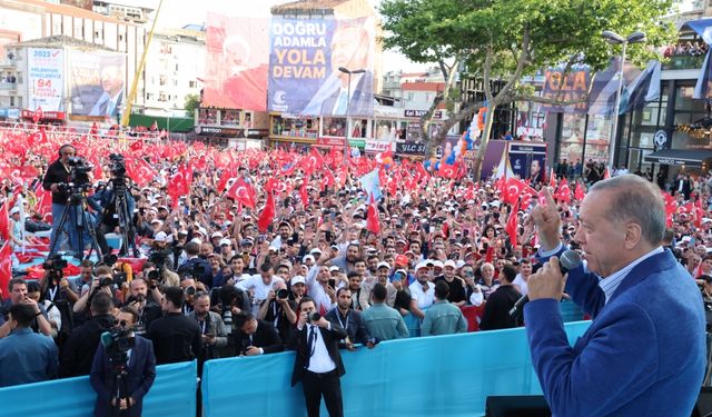 Cumhurbaşkanı ve AK Parti Genel Başkanı Erdoğan, partisinin Esenler mitinginde konuştu