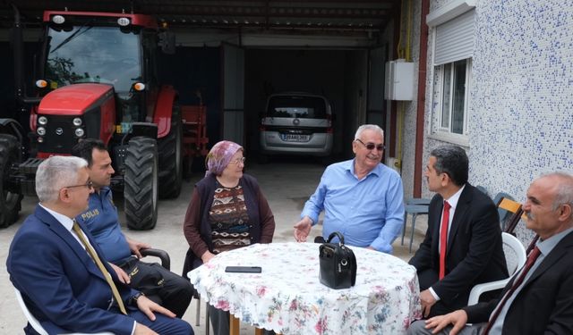Kırklareli Valisi Ekici, şehit ailesini ziyaret etti