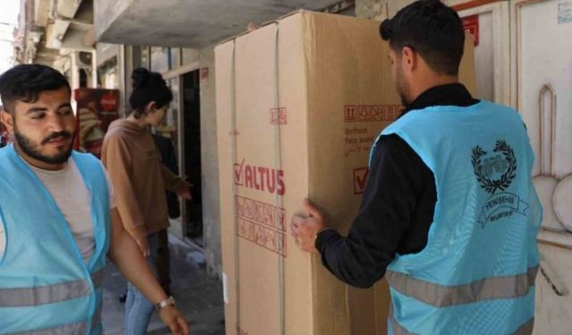 Diyarbakır'da depremzedelere beyaz eşya desteği