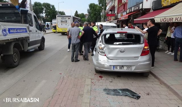 Bursa İnegöl'de otobüsün çarptığı 2 öğrenci yaralandı