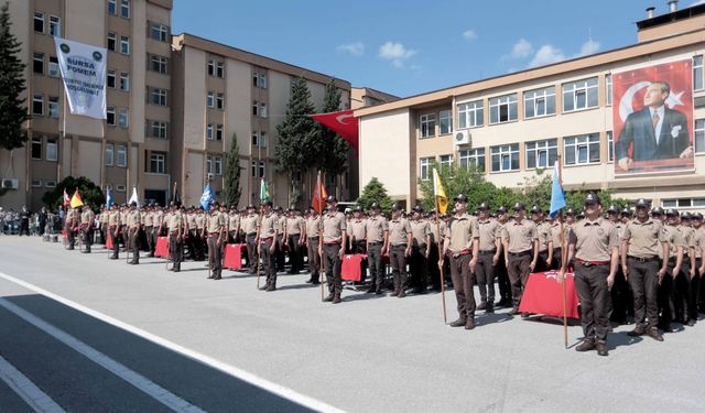 Bursa'da 451 bekçi adayı için yemin töreni düzenlendi