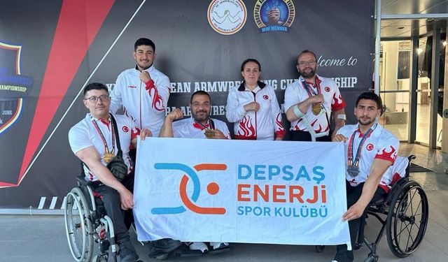 DEPSAŞ Enerji Spor Kulübü sporcuları, Avrupa'dan 16 madalyayla döndü