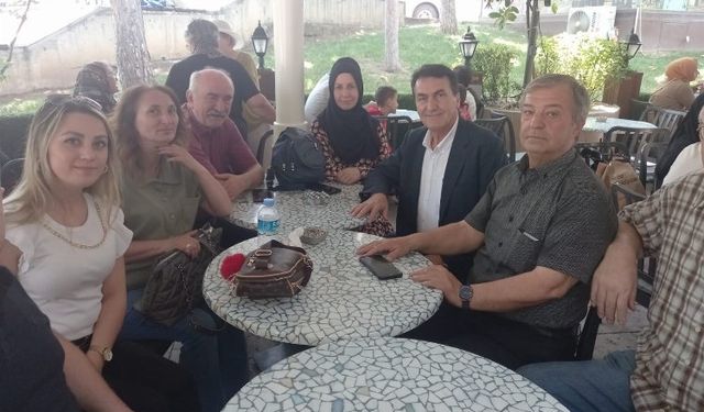 DSP'den Mustafa Dündar'a ziyaret