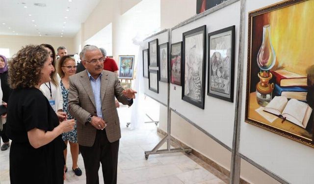 El emeği ve göz nuru  sergi açıldı