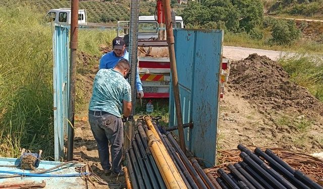 Manisa'da sondaj kuyusundaki arıza giderildi