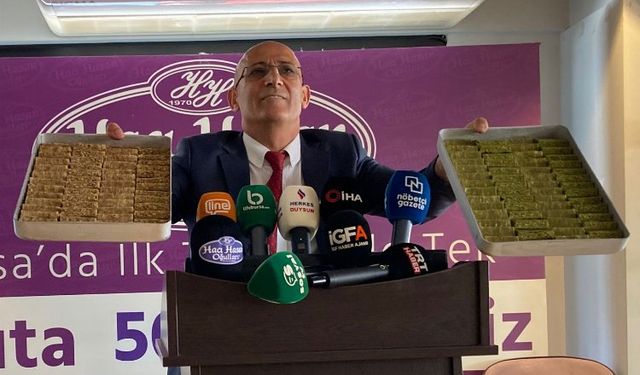 Meşhur baklavacıdan Bursa'ya özgü yeni lezzetler