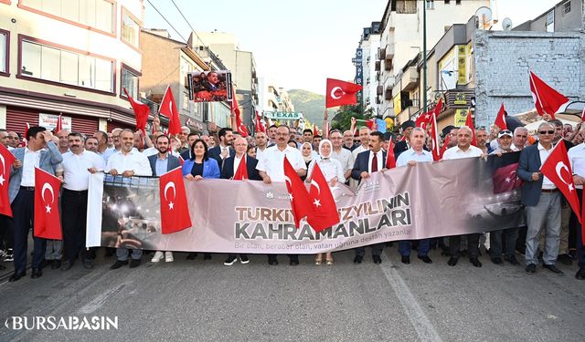 Bursa 15 Temmuz ihanetini unutmayacak