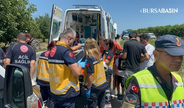 İznik'de midibüs ile tırın çarpıştığı kazada 7 kişi yaralandı