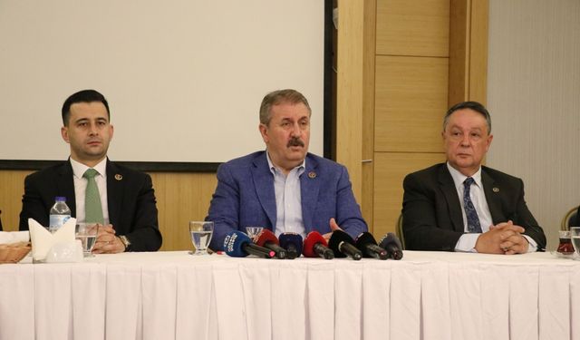 BBP Genel Başkanı Destici, Bursa'da gündemi değerlendirdi: