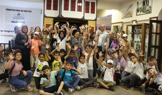 Malatya'da konak öğrencilerinde Sanat Sokağı'na ziyaret