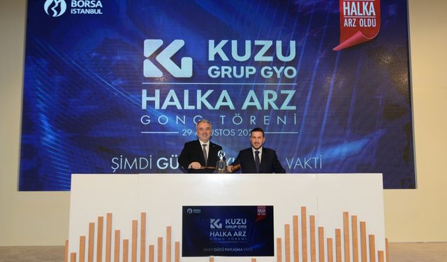 Borsa İstanbul'da gong Kuzugrup Gayrimenkul Yatırım Ortaklığı için çaldı