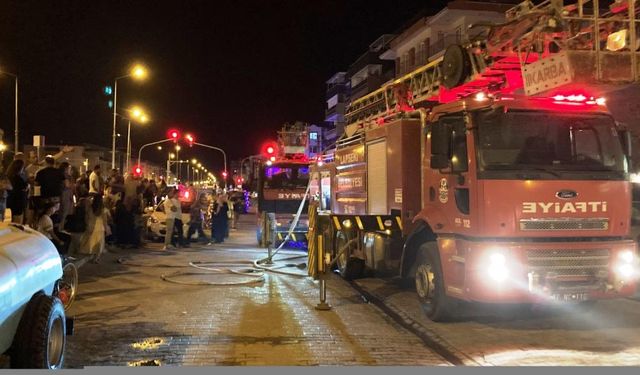 Çanakkale’de yangın çıkan ev zarar gördü