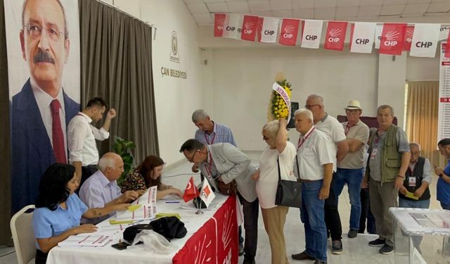 CHP Çan İlçe Başkanlığına İlhan Demiral seçildi