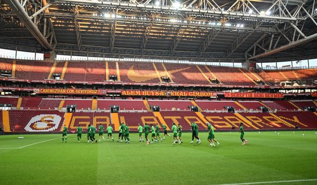 Galatasaray, Zalgiris maçı hazırlıklarını tamamladı